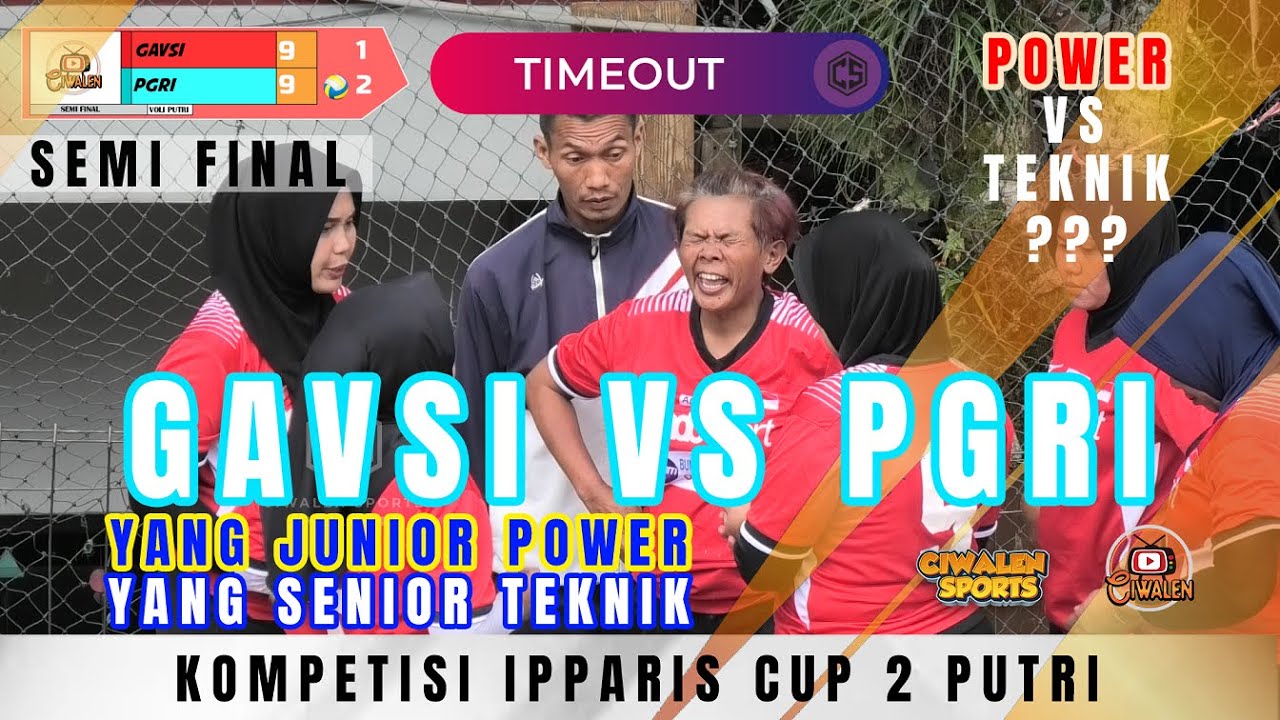 GAVSI VS PGRI Tournamen Voli Ipparis Cup 2 2022 I Voli Putri I Perempaat Final