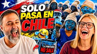 ESPAÑOLES reaccionan a Solo Pasa en Chile 212 (LA PINTURA NO SALE) | ELCHILENO 2.0
