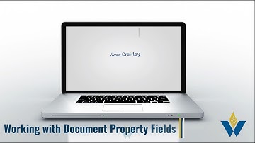 Modifying and updating custom document properties