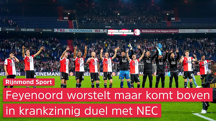 Zo klonk het krankzinnige duel tussen Feyenoord en NEC (5-3) op Radio Rijnmond