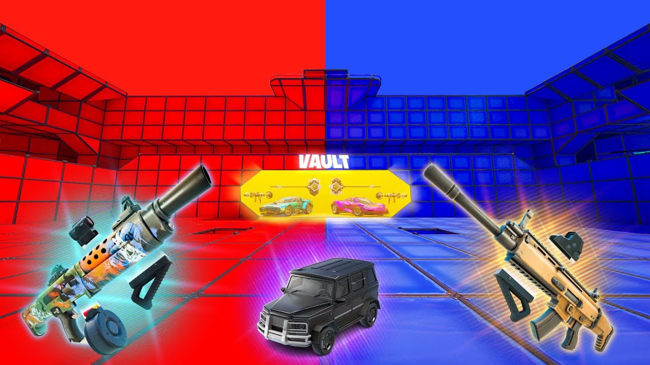 SUPER RED VS BLUE PVP IN FORTNITE YouTube