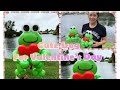 Valentine’s balloon tutorial frog in love balloon twisting tutorial