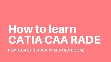 How to learn CATIA CAA RADE Development? | PLMCoach.com