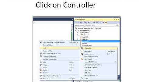 ASP NET MVC Lecture   11 Database through installing Entityframework from NuGet Package Manager
