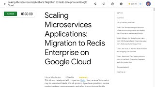 Scaling Microservices Applications: Migration to Redis Enterprise on Google Cloud GSP1177