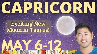 Capricorn  WOW! A GOLDEN NEW BEGINNING AWAITS!  MAY 612 Tarot Horoscope ♑