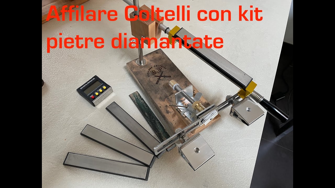 Affilare Coltelli con zero sbatti - Kit pietre diamantate 