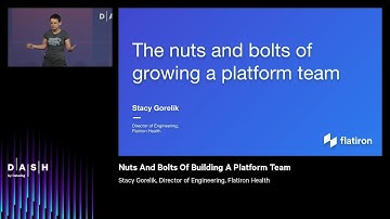 Nuts And Bolts Of Building A Platform Team