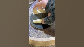 Custom sanding block for the inside of banjo rims.  #adulting