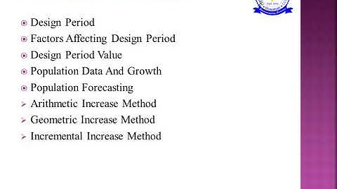 Design Period and Population Forecast part 3