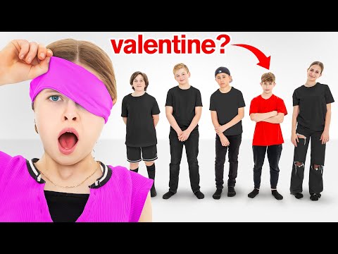 Can My Daughter Find Her Valentine Blindfolded? *emotional*