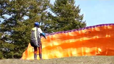 Paragliding Tutorial - Reverse Inflation