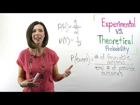 Video: Kā jūs atrodat teorētisko un eksperimentālo varbūtību?