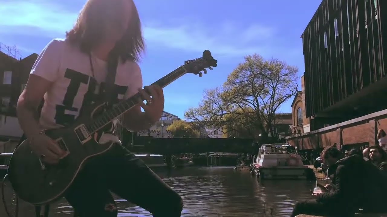 TODAY on a beautifuL sunny day busking in Camden! Check this out :))!!