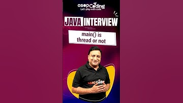 main is thread in java or not #main #thread #coding #java #programming #viral