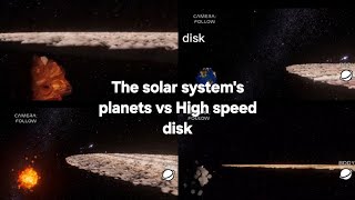 All of the planets vs High speed disk