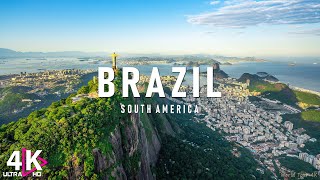 Flying Over Brazil (4K Uhd) - Relaxing Music Along With Beautiful Nature Videos - 4K Uhd Tv