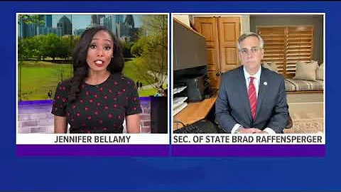 Georgia Secretary of State Brad Raffensperger talks about new voting law