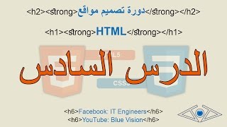 دورة تصميم مواقع HTML الدرس السادس - List