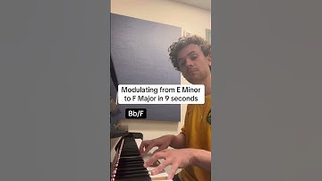 Modulating from E Minor to F Major in 9 seconds (improv)
