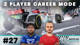 F1 22 Two Player Career (ft Tiametmarduk) - INTENSE Battle For The Win In MONACO
