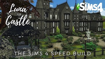 Luna Castle | The Sims 4 | Speed Build | No CC | 1st Part