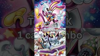 Toon FTK 1 card combo post Revolution Booster 2026 OCG Yugioh