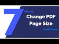 How to Change PDF Page Size on Windows | PDFelement 7