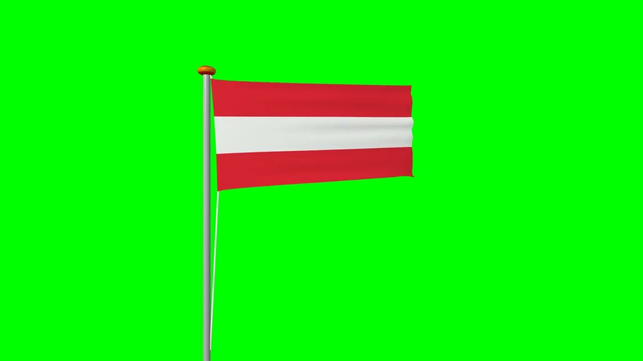 Austria flag green screen videos free use 