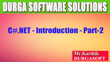C#.Net - Introduction-Part-2