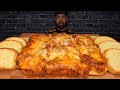 ASMR HUGE BEEFY CHEESY LASAGNA MUKBANG 