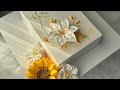 Artistic flower cake / #CakeArt #CakeDesign #CakeDecorating