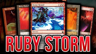 🔥 DOUBLE TROUBLE 🔥 Bonus Round Ruby Storm — Legacy Budget Mono-Red Combo | Magic: The Gathering MTG