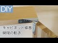 キャビネット丁番の開閉の動き－Lifeなびチャンネル。