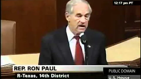 Best of Ron Paul - Current Conditions or Just a Bad Dream Speech by Ron Paul - U.S. House 05-19-09