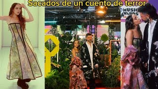 Se burlan de los outfits que usaron Camilo y Evaluna durante los 40 Music Awards