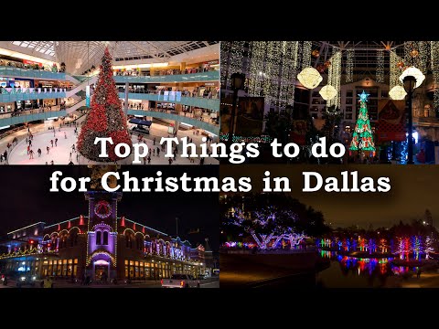 Video: Texas Holiday Light Displays om in december te touren