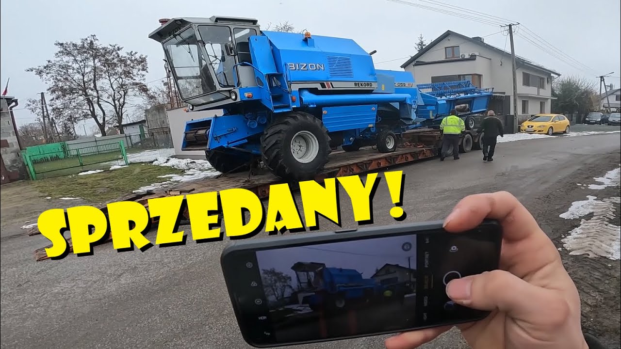SPRZEDAŻ BIZONA REKORDA Z058 - WJAZD NA LAWETĘ - Agro Kuzyni