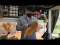 Mr.Handsome's Crepe Nutella Banana Strawberry Crepe - Korean Street Food  누텔라 바나나 딸기 크레페 - 구월동 냠냠크레페