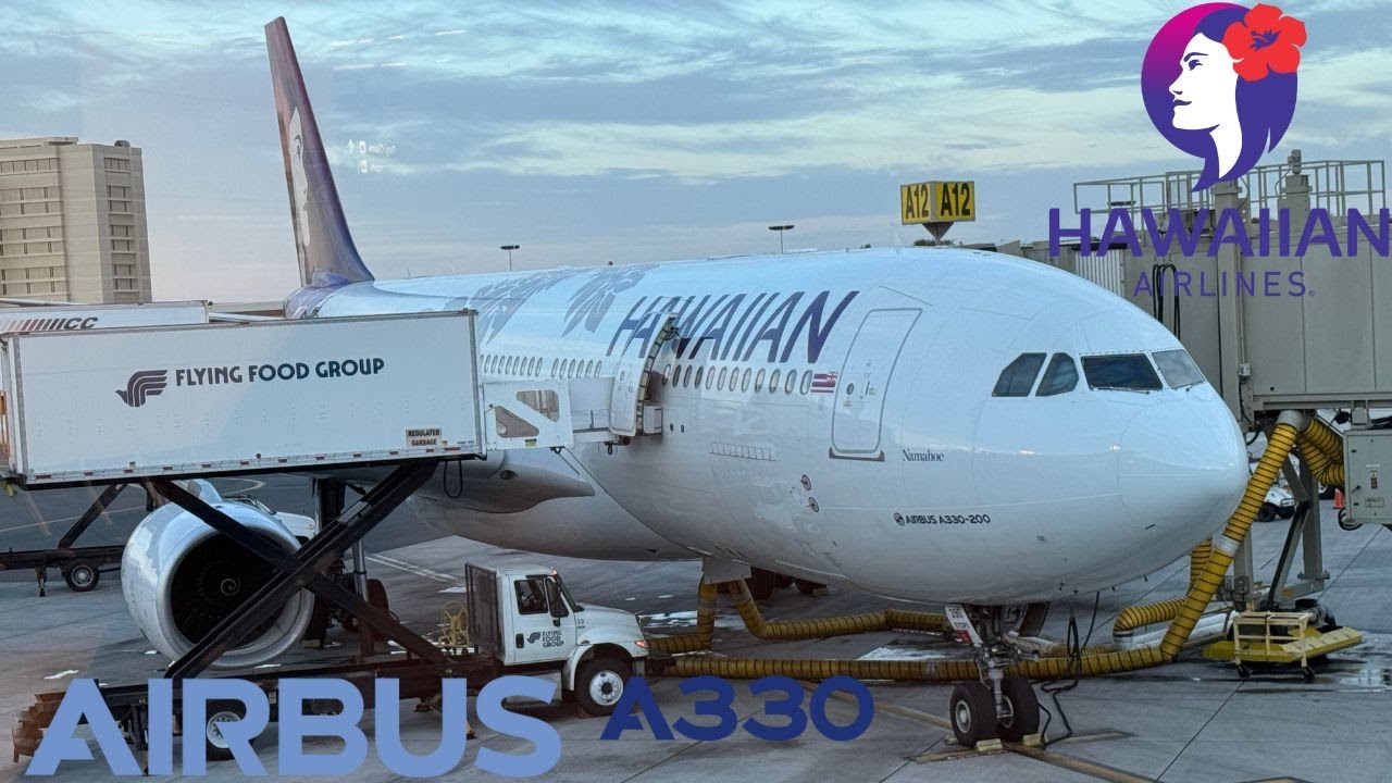 HAWAIIAN AIRLINES Airbus A330-200 🇺🇸 Honolulu to Los Angeles