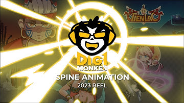 2023 - Spine 2D Animation Showreel - Digi Monkey