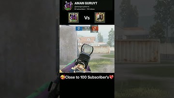 Conqueror vs Me 1v1 M24 TDM: Intense Sniper Battle @aman_guruyt