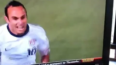 2010 World Cup Tim Howard Throw to Landon Donovan ...