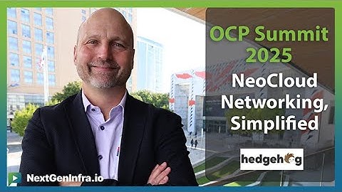 #OCPSummit25: NeoCloud Networking, Simplified