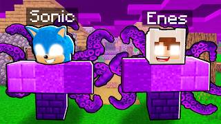 ENES VE BEBEK SONİC KARANLIK GOLEM OLDU 😱 Minecraft