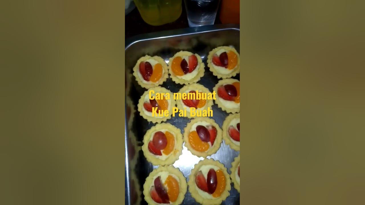 cara membuat kue pai buah
