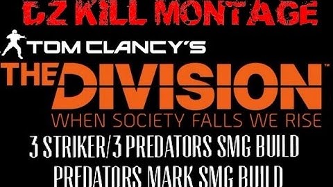 The Division | 1.5 DZ Kill Montage | Striker/Predators Mark MP5 SMG Build | Deify LTK