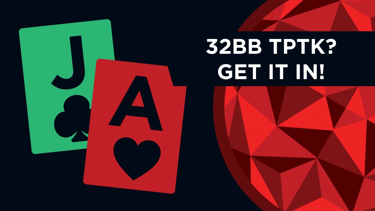 32 BB, TPTK? Red Chip Poker YouTube