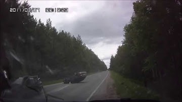 Highway collision avoidance goes wrong