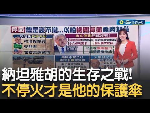 談判頻頻破局 以哈打不停 加薩難民流離淒苦! 納坦雅胡的生存之戰 不停火才是他的保護傘│主播 苑曉琬│【17追新聞】20240506│三立iNEWS